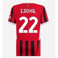 Fotbalové Dres AC Milan Emerson Royal #22 Dámské Domácí 2024-25 Krátký Rukáv